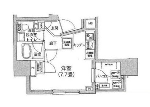 立会川駅 徒歩9分 12階の物件間取画像